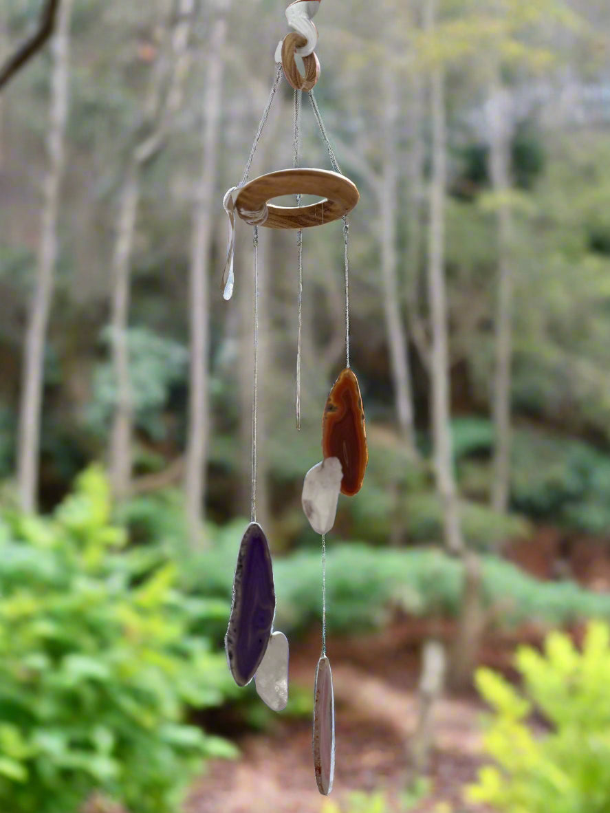 Quartz & Agate 5 pc. Wind Chime