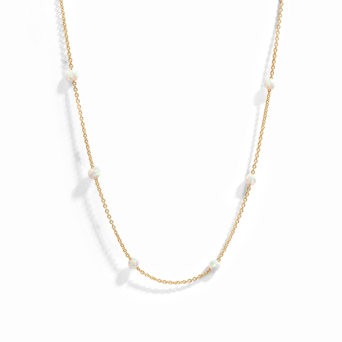Opal Beaded Necklace