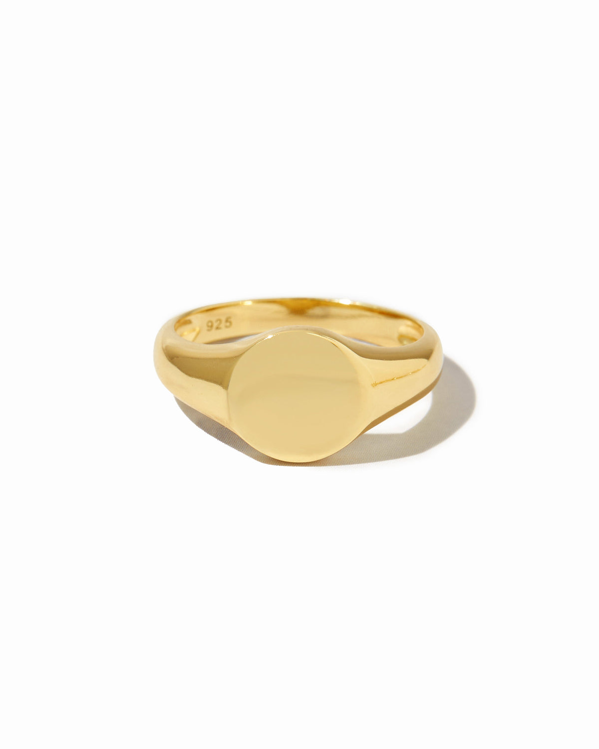 Minimalist Sterling Silver Signet Ring