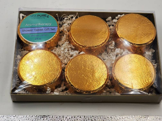 Luxury Aromatherapy Shower Tablet Gift Set | 6 Essential Oil Blends