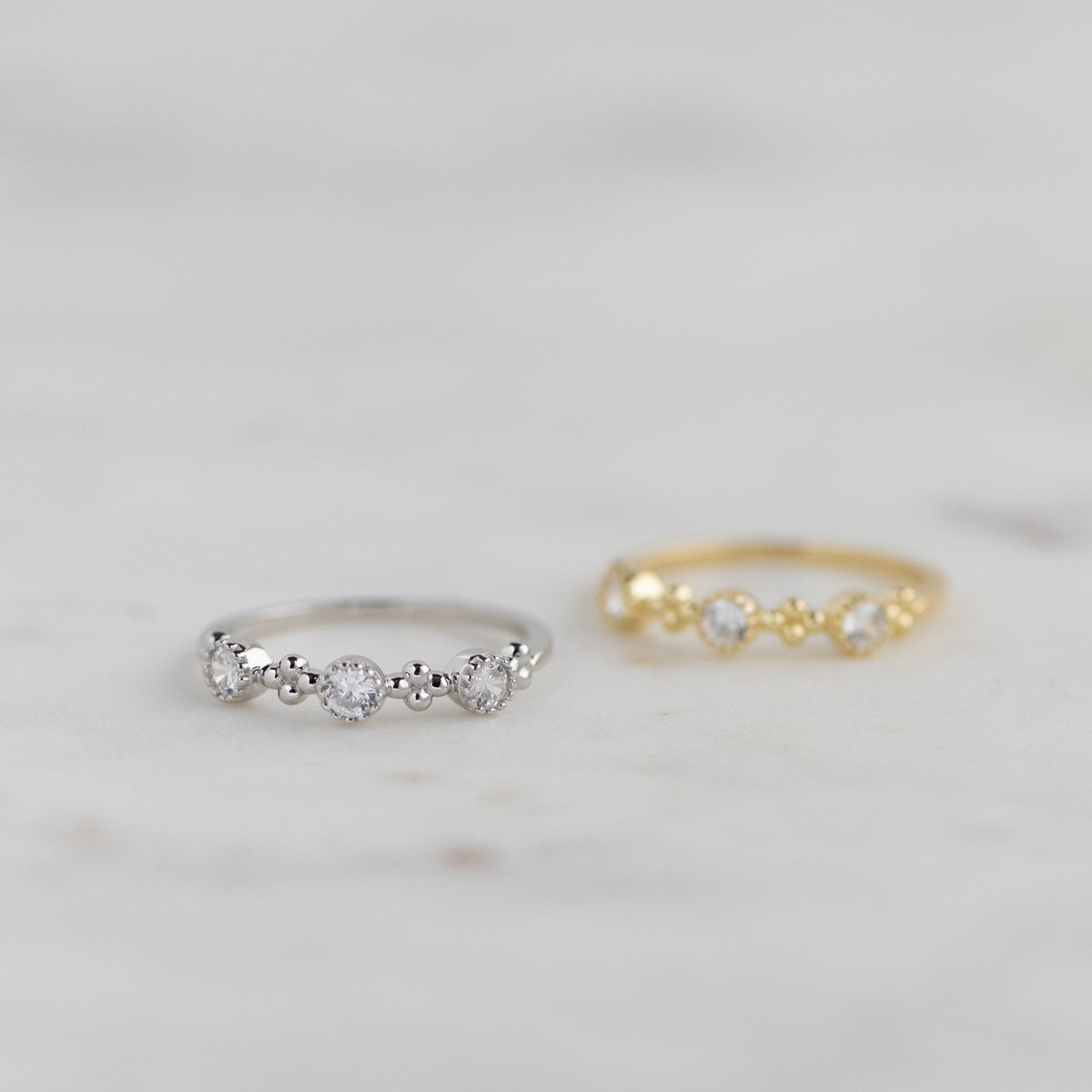 Olivia Sterling Silver Stacking Ring