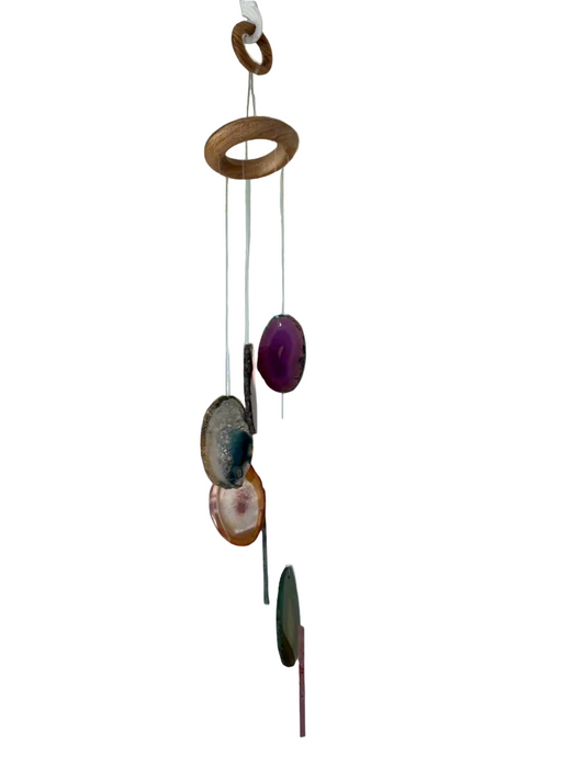 Rainbow 7pc. 16 " Small Agate Wind Chime